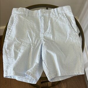 Janie and Jack Blue Striped Kids Shorts